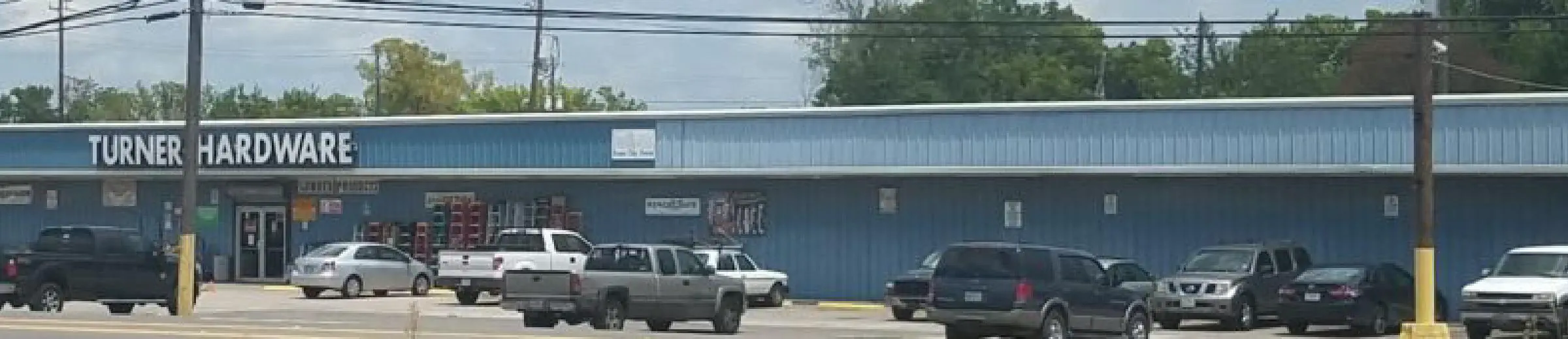 Turner Hardware storefront in Houston, Texas